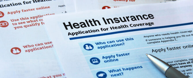 Health insurance form feature image.