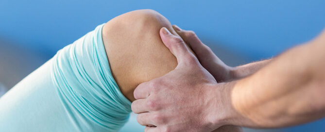 Example of an orthopedic knee rehab session.